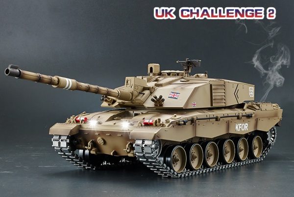 RTR Heng Long 3908-1 UK Challenger II 1/16 Scale RC Battle Tank Metal Edition 1