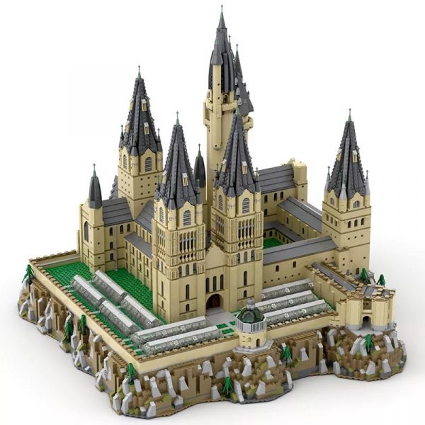 25894 PCS ! Huge All Blocks In One! Harry Potter Hogwarts Castle (71043) Epic Full MOC Building Blocks (Not only Extension!) 12