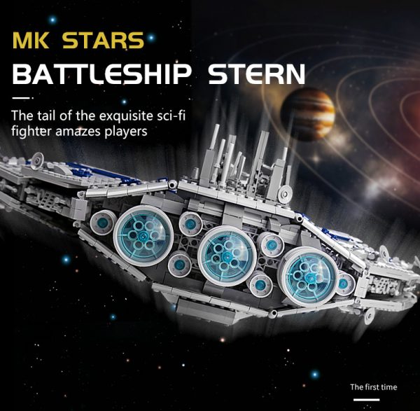 Lucrehulk-class Battleship (Droid Control Ship) MOULD KING 21008 MOC 13056 Star Wars Building Blocks Toy Set 14