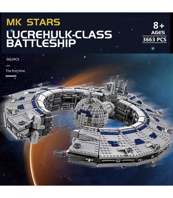 Lucrehulk-class Battleship (Droid Control Ship) MOULD KING 21008 MOC 13056 Star Wars Building Blocks Toy Set 5
