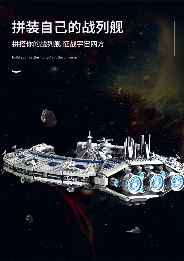 Lucrehulk-class Battleship (Droid Control Ship) MOULD KING 21008 MOC 13056 Star Wars Building Blocks Toy Set 23