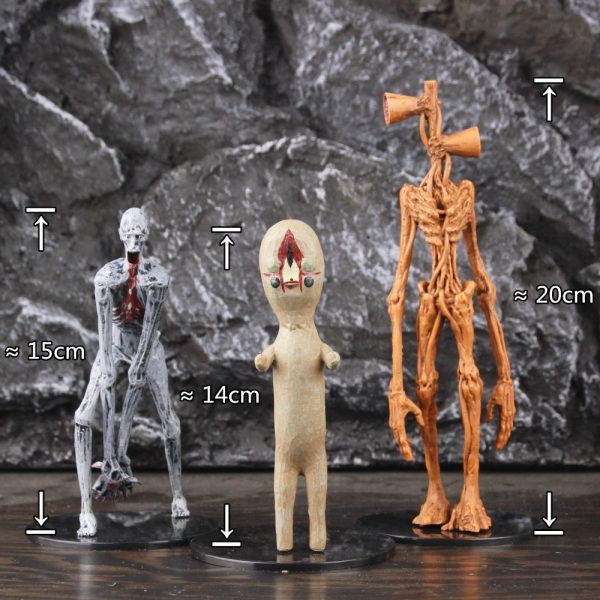 Siren Head Action Figure, PVC Action Figure Siren Head Model Toys, Horror Model Doll Toys ,Siren Head Figure for Kids Birthday (SCP-6789, 20cm) 17