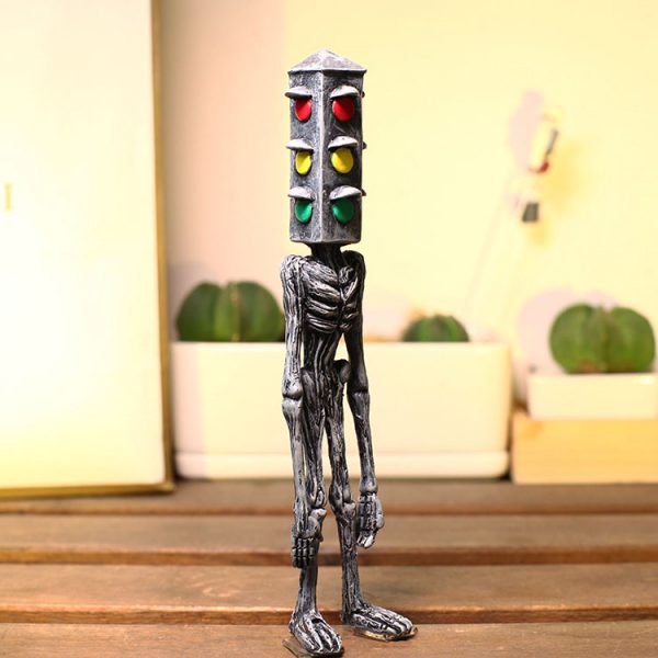 (Traffic Light Head, 18cm) SCP Foundation SCP-6789 Siren Head Dolls Playsets, Toy Figures, Action Figures, Figurine, Collection, Display 6