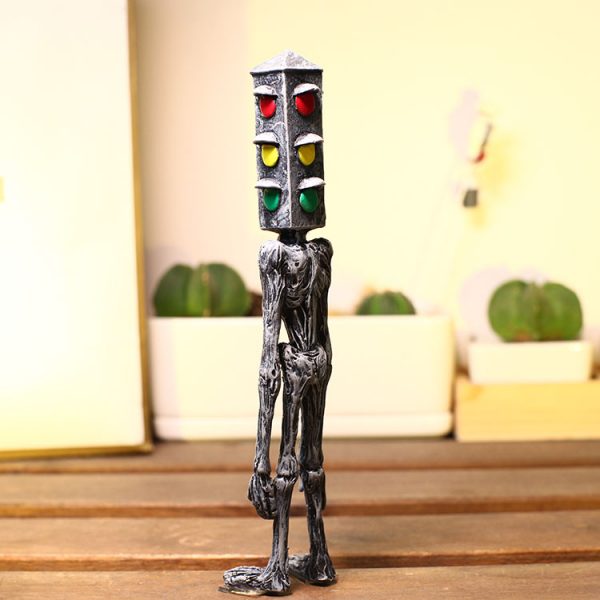(Traffic Light Head, 18cm) SCP Foundation SCP-6789 Siren Head Dolls Playsets, Toy Figures, Action Figures, Figurine, Collection, Display 5