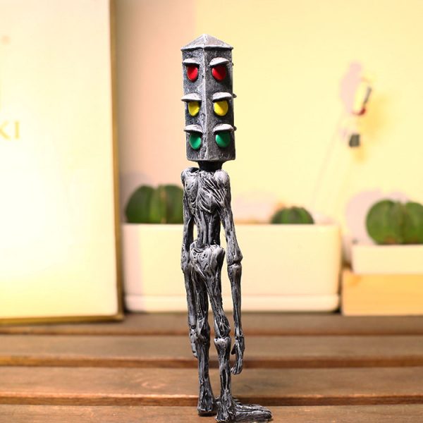 (Traffic Light Head, 18cm) SCP Foundation SCP-6789 Siren Head Dolls Playsets, Toy Figures, Action Figures, Figurine, Collection, Display 3