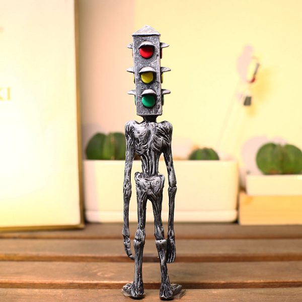 (Traffic Light Head, 18cm) SCP Foundation SCP-6789 Siren Head Dolls Playsets, Toy Figures, Action Figures, Figurine, Collection, Display 2