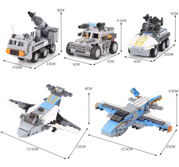 Super Universe Battleship Building Bricks Toy Set, 8 in 1 Series Building Blocks, 25 Shape Available Stem Creative Toys 13