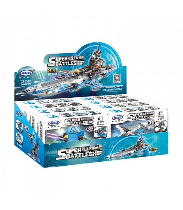 Super Universe Battleship Building Bricks Toy Set, 8 in 1 Series Building Blocks, 25 Shape Available Stem Creative Toys 7
