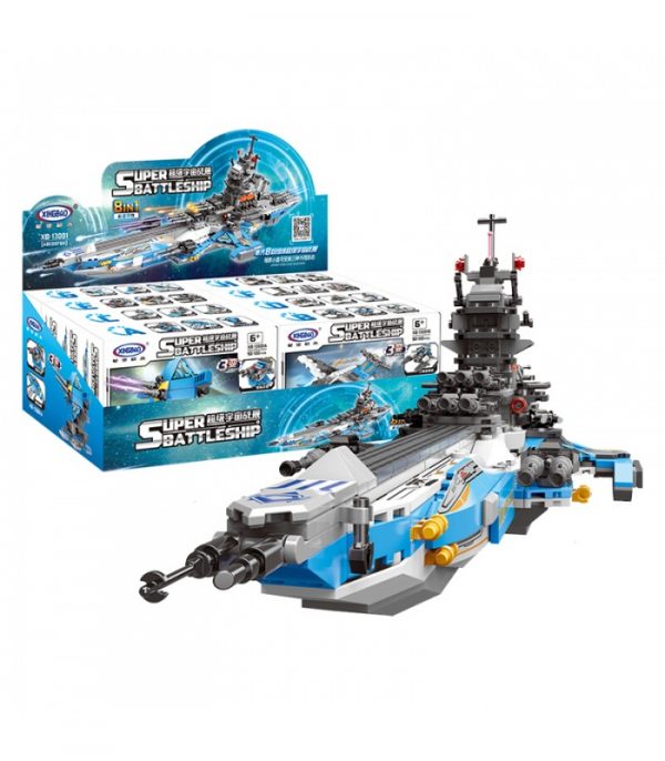Super Universe Battleship Building Bricks Toy Set, 8 in 1 Series Building Blocks, 25 Shape Available Stem Creative Toys 6
