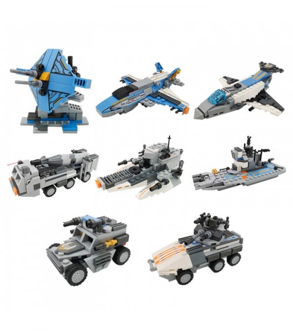 Super Universe Battleship Building Bricks Toy Set, 8 in 1 Series Building Blocks, 25 Shape Available Stem Creative Toys 5