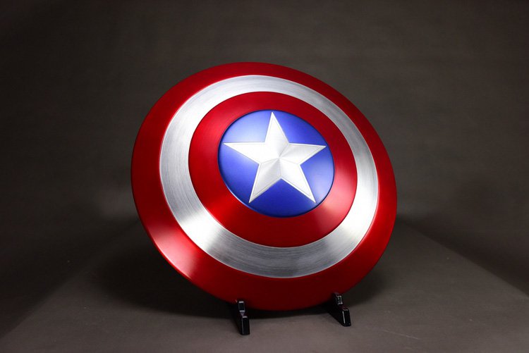 Collection level, Movie Prop Level Avengers Legends Captain America Shield, 1:1 scale full size, Full Metal, Single layer aluminum alloy stamping, captain america cosplay shield, captain america shield toy