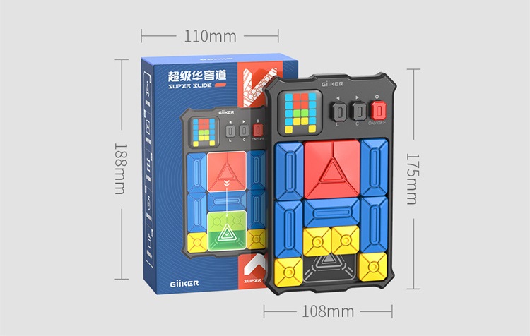 The latest electronic technology, transforming 2D PC Sokoban games into 4D dimensions, 500+ levels puzzle game, Hand-held physical Sokoban game console, Maze escape handheld game Device