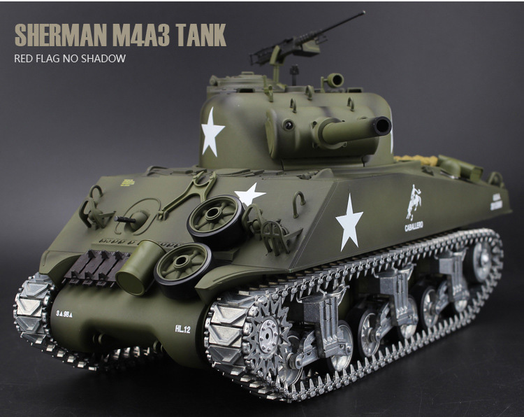 HL-3898 Pro Heng Long M4A3 Sherman Metal RC Tank, M4 Sherman Professional Scale Model Remote Control tank 3