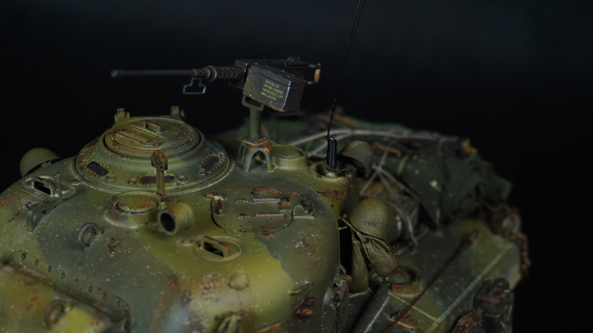 Sherman Fury World War II U.S.A. MEDIUM TANK Customized Paint, Build and Weathering Based on HENG-LONG HL-3898 Pro M4A3 Sherman Metal RC Tank