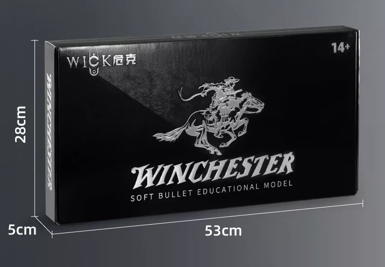 WICK M1894 Winchester Model 1894 Shotgun Nerf Shell Ejecting Sniper, Nerf Blaster M1894 Lever-Action Rifle Toy, Safety Foam Dart Blaster Shooting