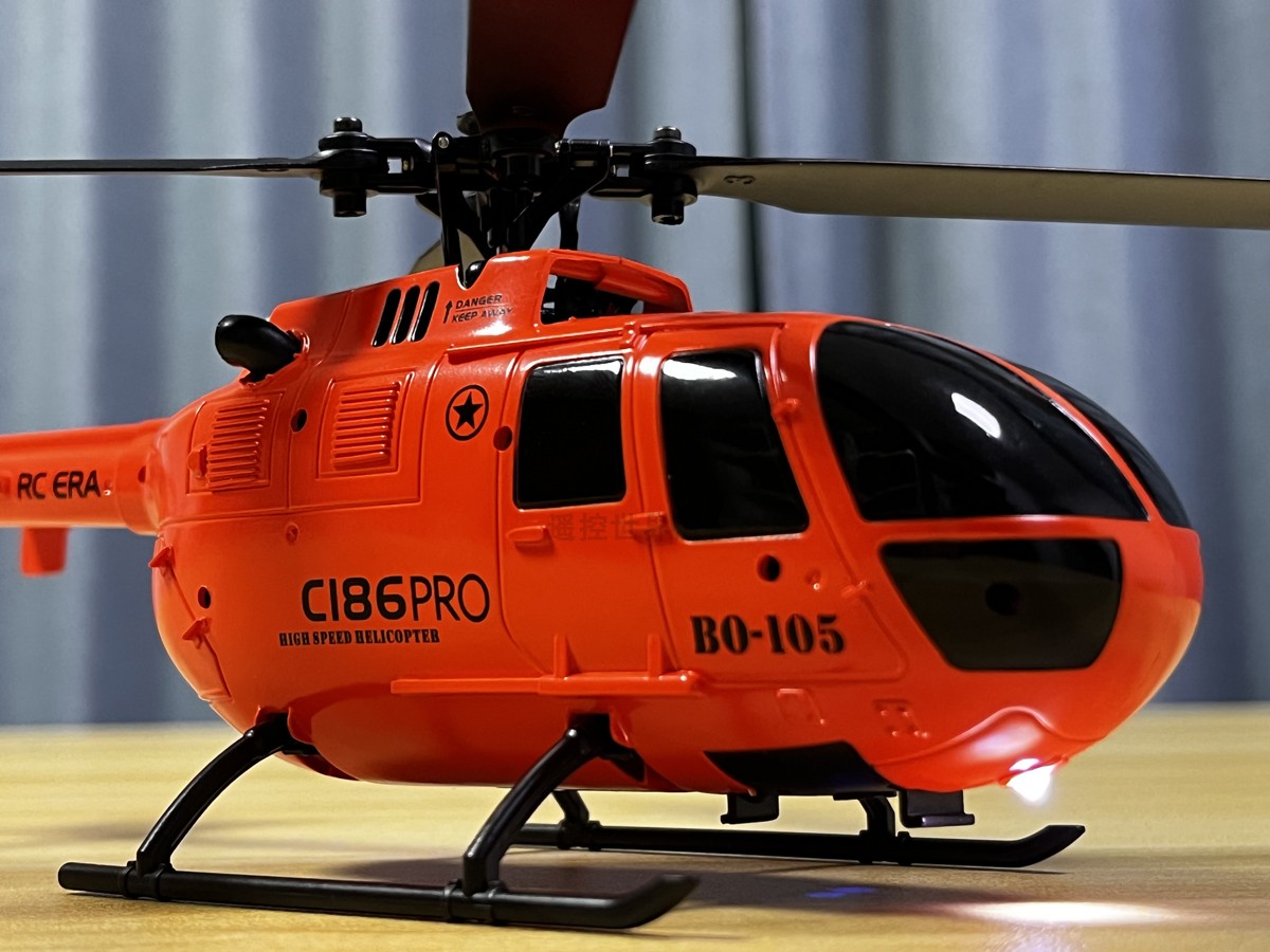 MBB Bo 105 RC Scale Helicopter, Best Looking RC Helicopter, Best Fly for Beginners, Best Birthday Gift, Best Christmas Present Helicopter Toy.
