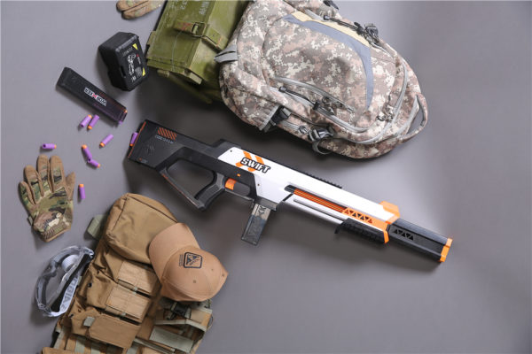 Worker Mod DIY Nerf Gun Worker Swift Foam Dart Blaster Foam Dart Soft Bullet Toy Gun Sci-fi Toy Gun Precision Nerf Sniper Rifle
