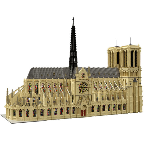 63190PCS MOC Brick Store, Collect Compatible Building Bricks for MOC-43974 Notre Dame de Paris - Modular Building Dimension, Building Blocks Toys 1