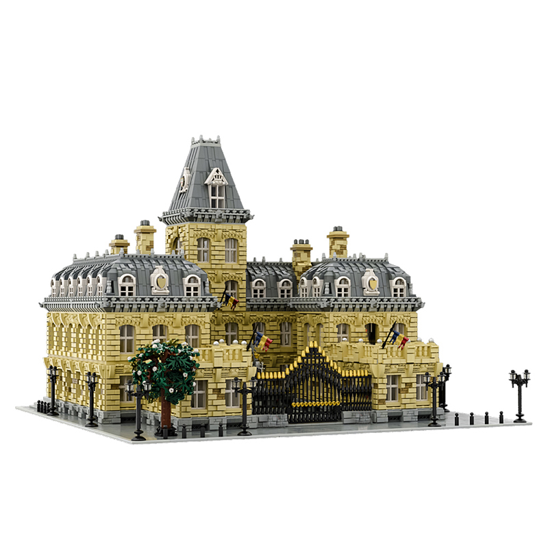 23399 Parts Modular Buildings MOC Brick Store, Collect Compatible Building Bricks for MOC-70573 French Palace 10th Anniversary Edition, Building Blocks Toys