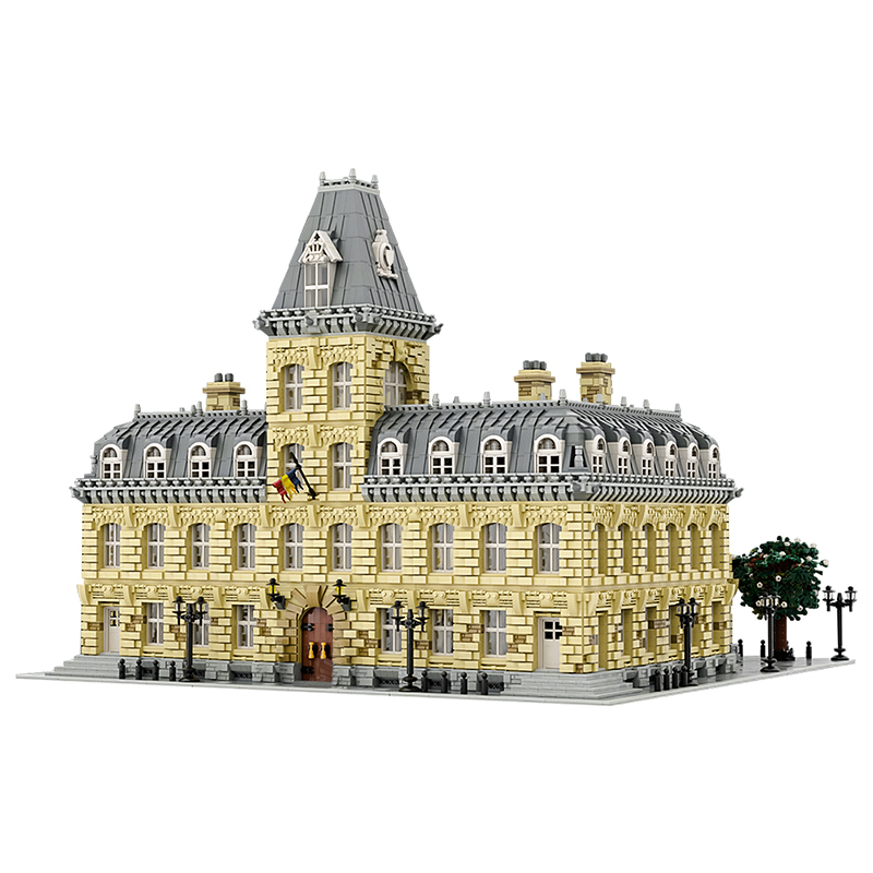 23399 Parts Modular Buildings MOC Brick Store, Collect Compatible Building Bricks for MOC-70573 French Palace 10th Anniversary Edition, Building Blocks Toys