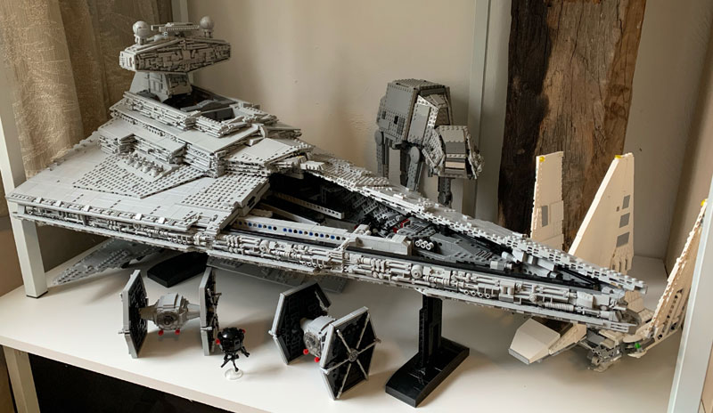 15310 PCS MOC Brick Store, Collect Compatible Building Bricks for MOC-9018 Moderately Sized Star Wars ISD with Full Interior, Building Blocks Toys