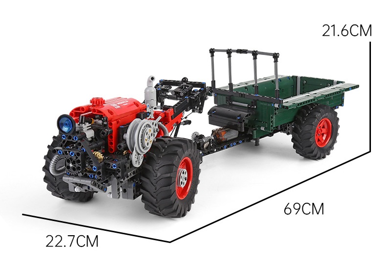 Walk-Behind Tractor Building Toy, Walking Tractor Building Block, Two-Wheel Tractor Mechanical Principle, How does Hand Tractor work