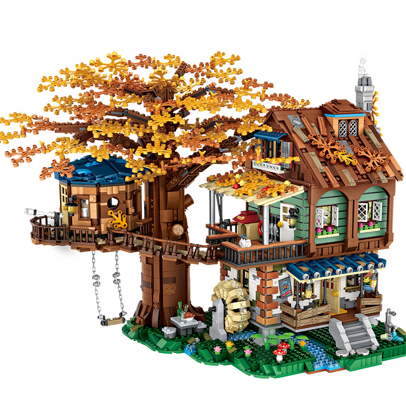 Tree House Ideas Building Block Set, 21318 Tree House Play Set, Tree House Toy for Play and Display, Nostalgic Tonstruction Toy