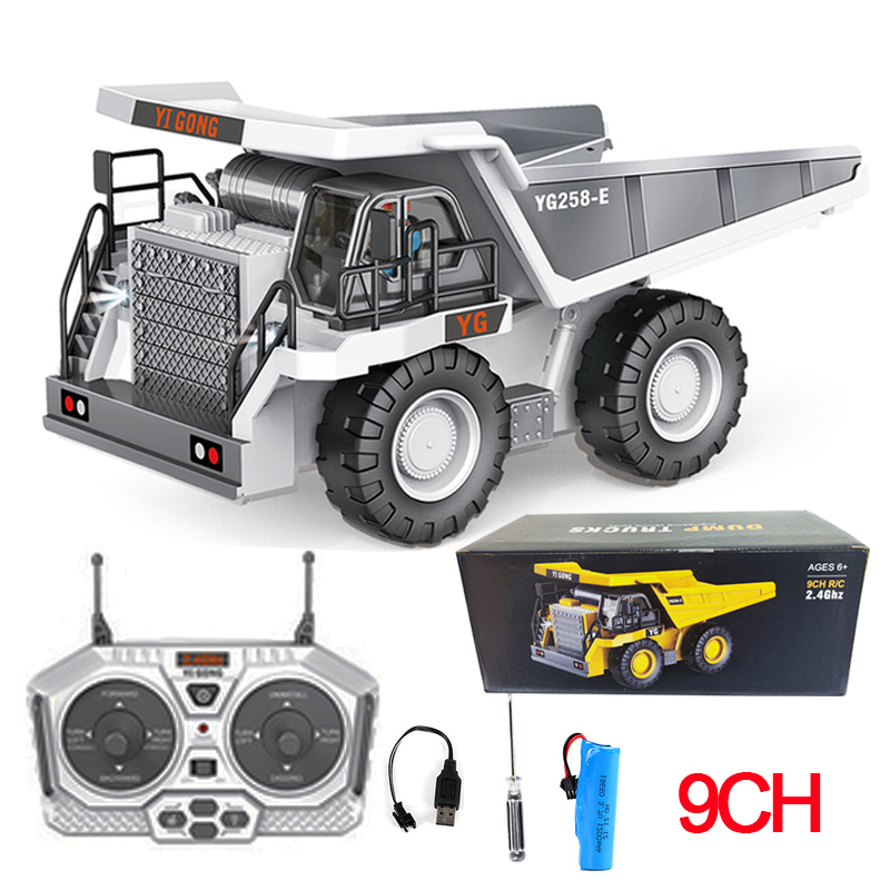 TOP RTR Remote Control Construction Vehicle, RC Heavy Equipment Toys, Earth Movers RC Hobby, RC Bulldozer, RC Excavator, RC Dump Truck. Heavy Equipment Vehicles Toy series