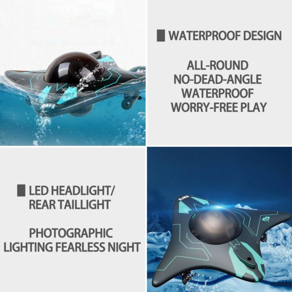 Free Shipping Losbenco RC Camera Boat with iOS & Android App Wireless Control, 6 CH Waterproof WiFi Remote Control Camera Boat for Pools and Lakes Real-Time Shoot, Water Camera Boat Toys for Adult Kids Age 8+