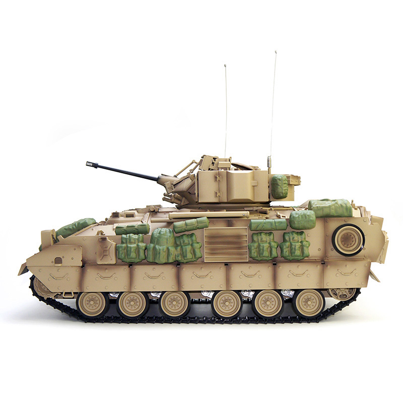 1/16th RC Tongde M2 Bradley Infantry Fighting Vehicle, Remote Control Tank BRADLEY M2A2 IFV ODS, Armoured fighting vehicle Toy, Bradley Fighting Vehicle Scale Model, RC Hobby