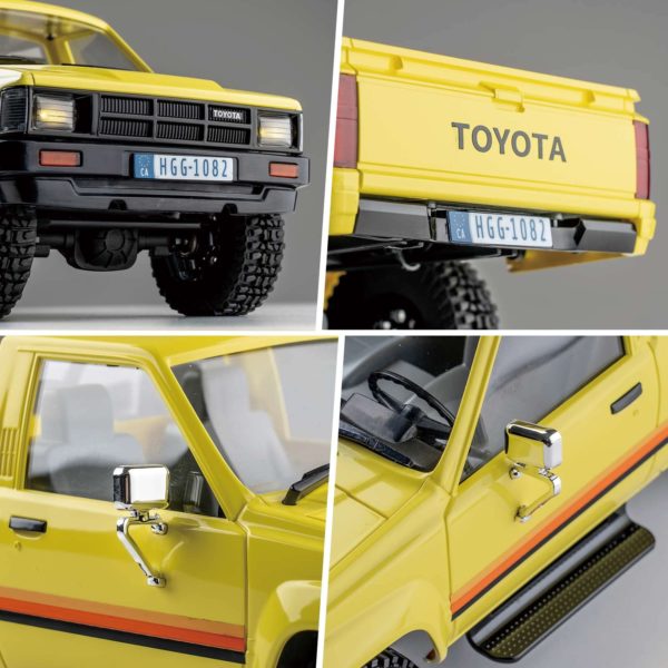 Free Shipping Christmas Present Toy Car, New Year Gift Pickup Truck Toy, Toyota Hilux 1983 Pickup RC Truck Toy, RTR 1/18 Scale 4WD RC Crawler, Offroad Truck Toy, 4X4 Like Real Toy Car