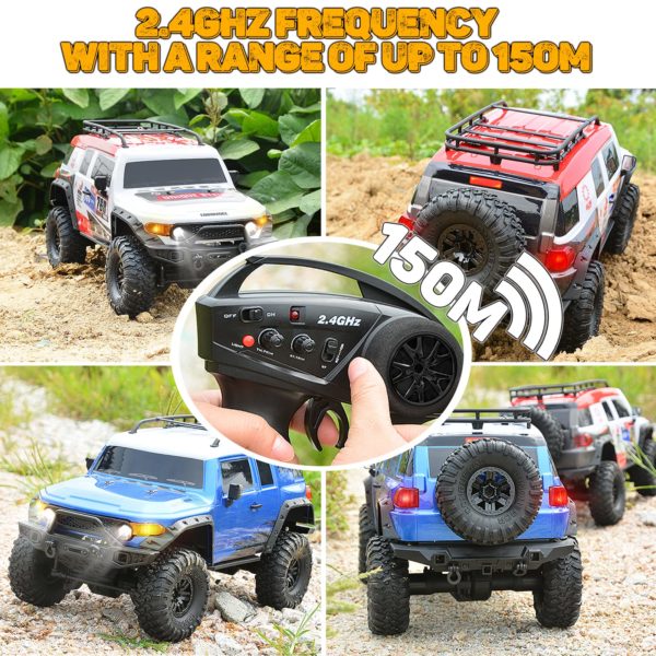 Free Shipping Large Size Ford F-150 RC Car Toy, Big Christmas Gift Toy RC Truck, 4WD 1/10 RC Crawler, Powerful All Terrain Remote Control Offroad Cars, RC Rock Crawler RC Climber Vehicles