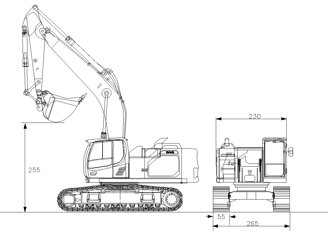 R 945 Hydraulic RC Excavator, Full Weight 25KG! 99% Replica Scale Model Excavator, Looks and Runs More Like a Real Excavator