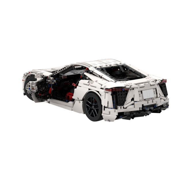 4091 PCS MOC 1:8 Lexus LFA super sports car model MOC-186809 assembly building block toys - Image 4