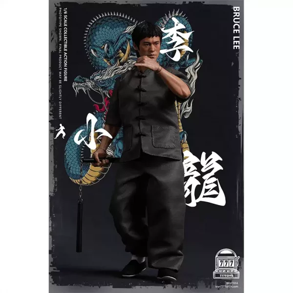 777TOYS NO.FT014 Master Bruce Lee 1/6 movable collectible soldier doll - Image 4