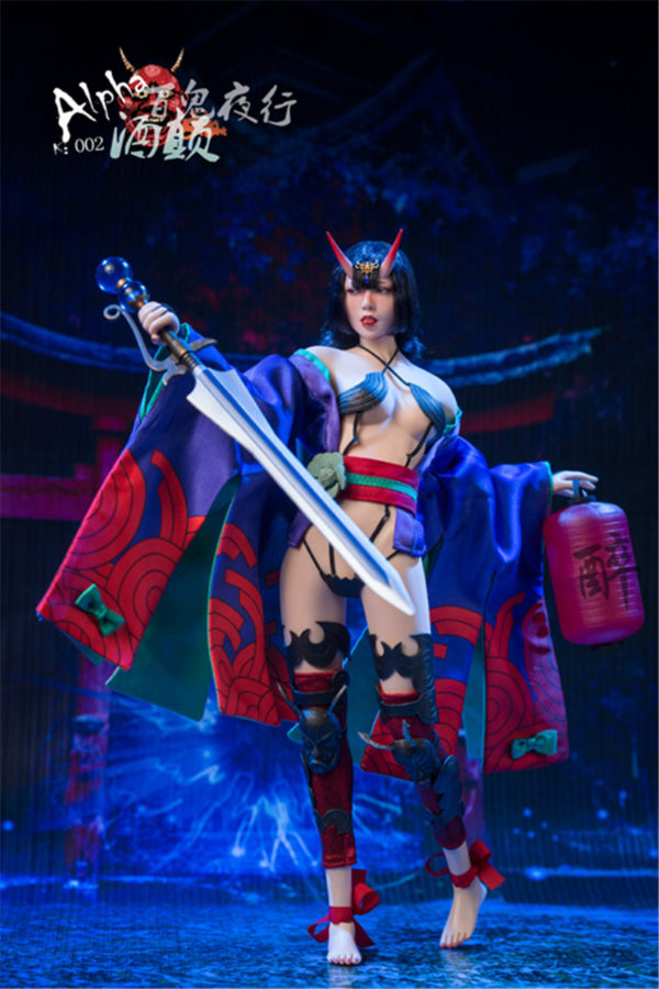 ALPHA K 1/6 One Hundred Demons Night Parade Sake Dian Shuten Douji Female Soldier Doll Rubber Female Element Now Available - Image 8