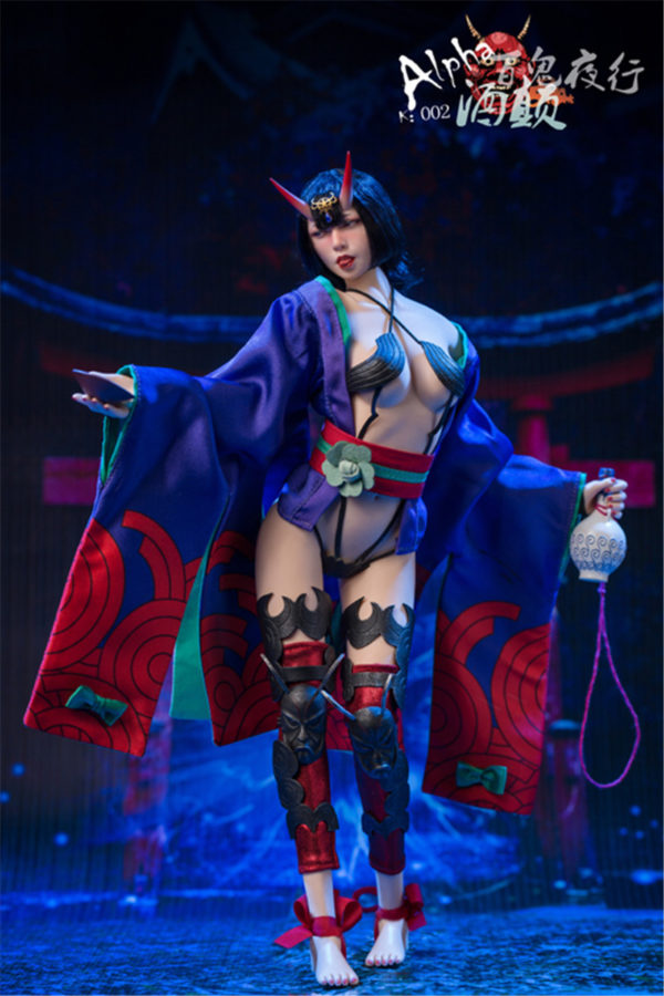 ALPHA K 1/6 One Hundred Demons Night Parade Sake Dian Shuten Douji Female Soldier Doll Rubber Female Element Now Available - Image 7