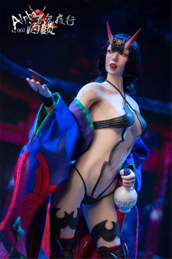 ALPHA K 1/6 One Hundred Demons Night Parade Sake Dian Shuten Douji Female Soldier Doll Rubber Female Element Now Available - Image 5