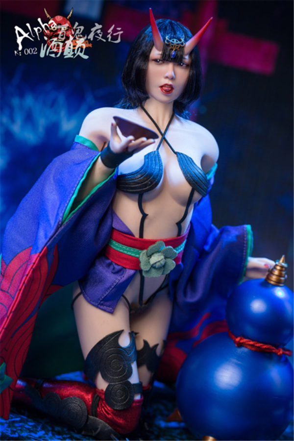 ALPHA K 1/6 One Hundred Demons Night Parade Sake Dian Shuten Douji Female Soldier Doll Rubber Female Element Now Available - Image 3