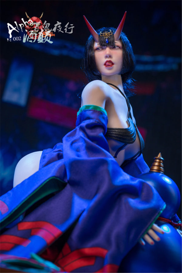 ALPHA K 1/6 One Hundred Demons Night Parade Sake Dian Shuten Douji Female Soldier Doll Rubber Female Element Now Available - Image 2