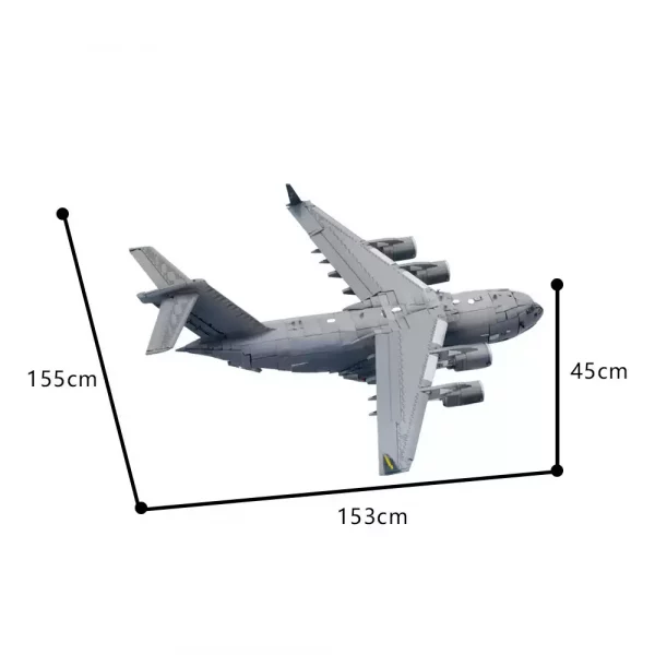 17314 PCS American Boeing C17 Globemaster III strategic and tactical transport aircraft assembly building block toys - Image 2