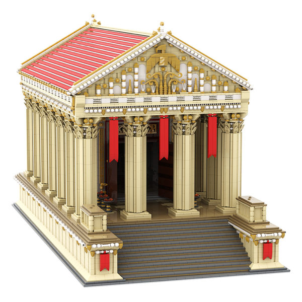 20309 PCS MOC Ancient Roman Temple Empire Temple Greek large architectural model assembly building blocks toys - Image 4