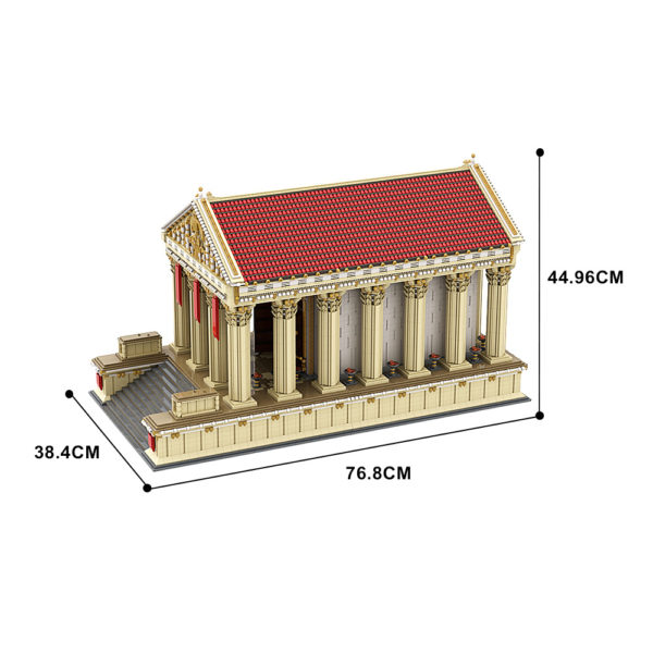 20309 PCS MOC Ancient Roman Temple Empire Temple Greek large architectural model assembly building blocks toys - Image 2