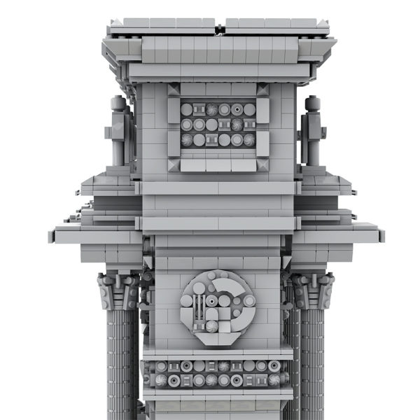 7627 PCS Arc de Triomphe in Paris, France, the Imperial Arch, a landmark building model, assembled building blocks toy - Image 6