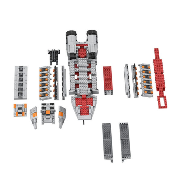 1751 PCS MOC Battlestar Galactica Avengers Class Heavy Cruiser Assembling Building Blocks Toys - Image 4