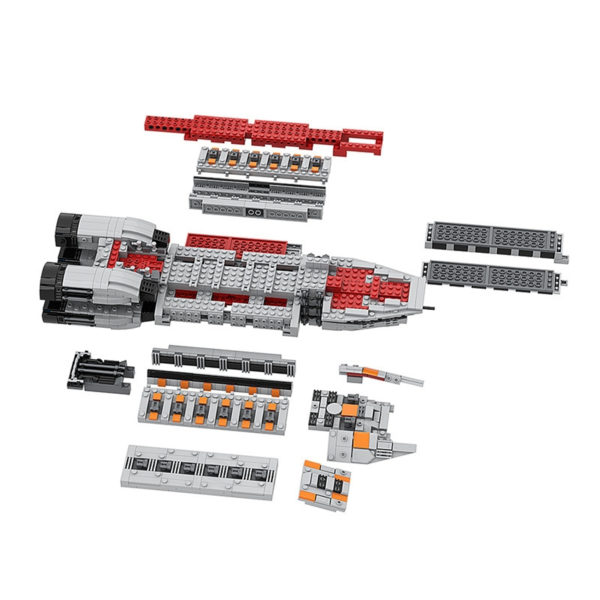 1751 PCS MOC Battlestar Galactica Avengers Class Heavy Cruiser Assembling Building Blocks Toys - Image 3