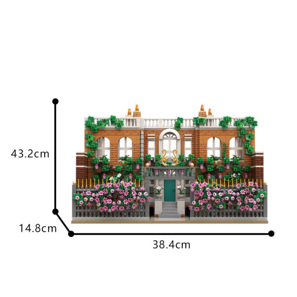 3023 PCS MOC Bridgerton family mansion building model MOC-111690 assembly building block toys - Image 2