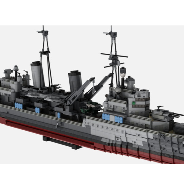 5643 PCS MOC British Navy Belfast cruiser MOC-67092 assembly building block toys - Image 5