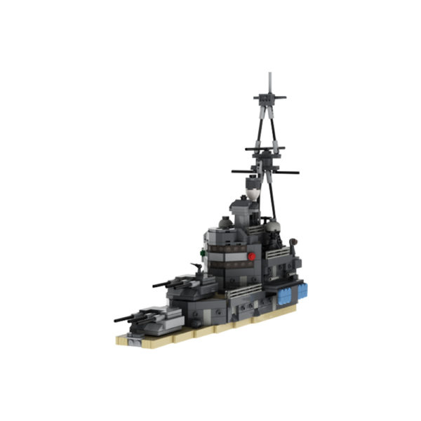 5643 PCS MOC British Navy Belfast cruiser MOC-67092 assembly building block toys - Image 3