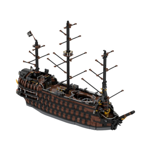 6331 PCS MOC Caribbean Pirates Flying Dutchman Devil Ship Model Assembled Building Blocks Toys